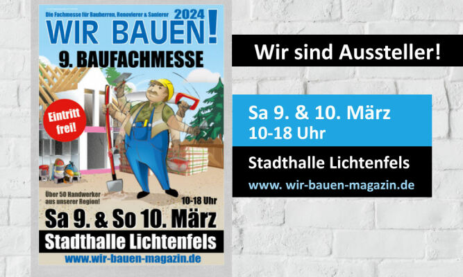 Wir bauen Messe 9./10. März in Lichtenfels - 